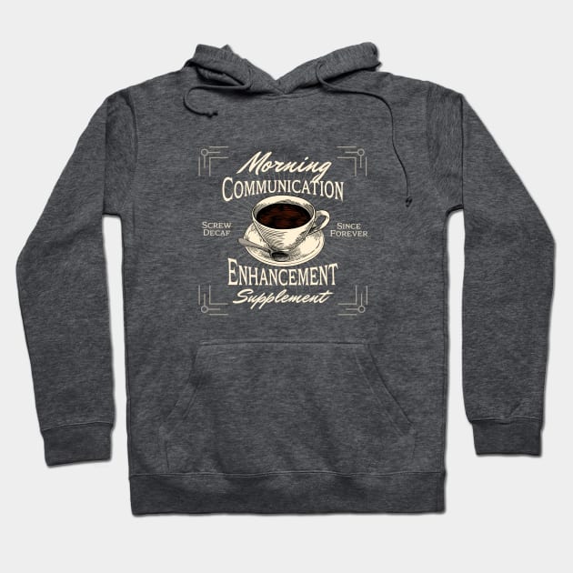 Communication Enhancer Hoodie by ZombieTeesEtc